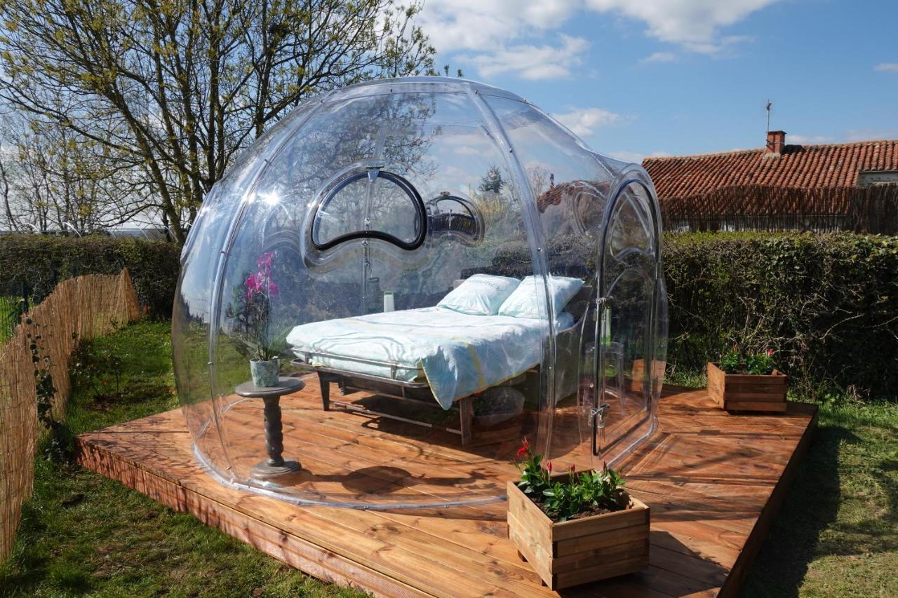 Gite 4 Etoiles Avec Hebergement Insolite - 10 Personnes Foussais Luaran gambar